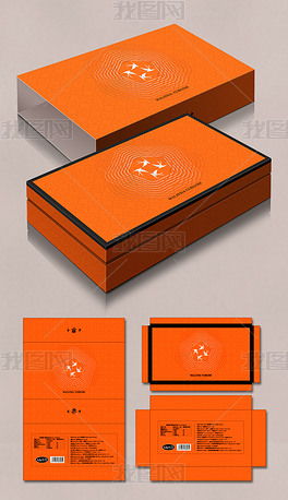 包包装盒展开图专题模板与印刷装潢设计指南